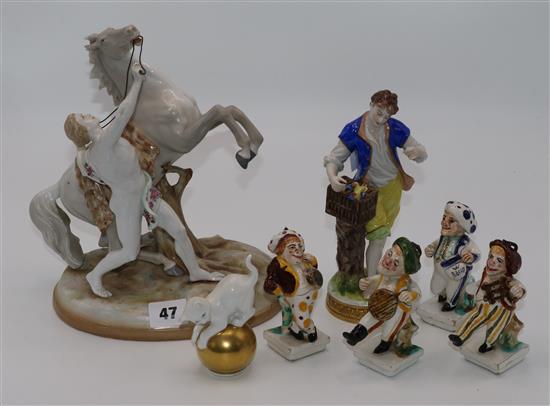 Porcelain figures - various